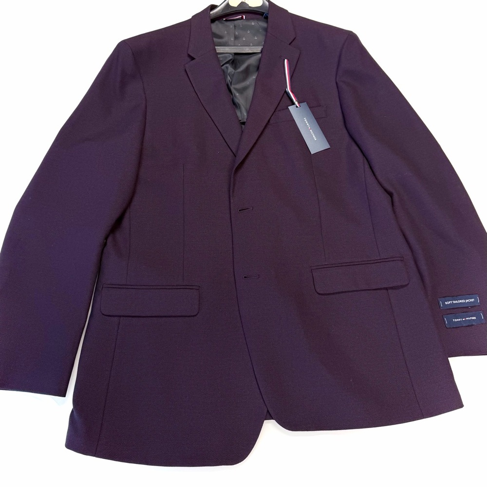 Tommy Hilfiger Dark Purple Men's Blazer - NWT